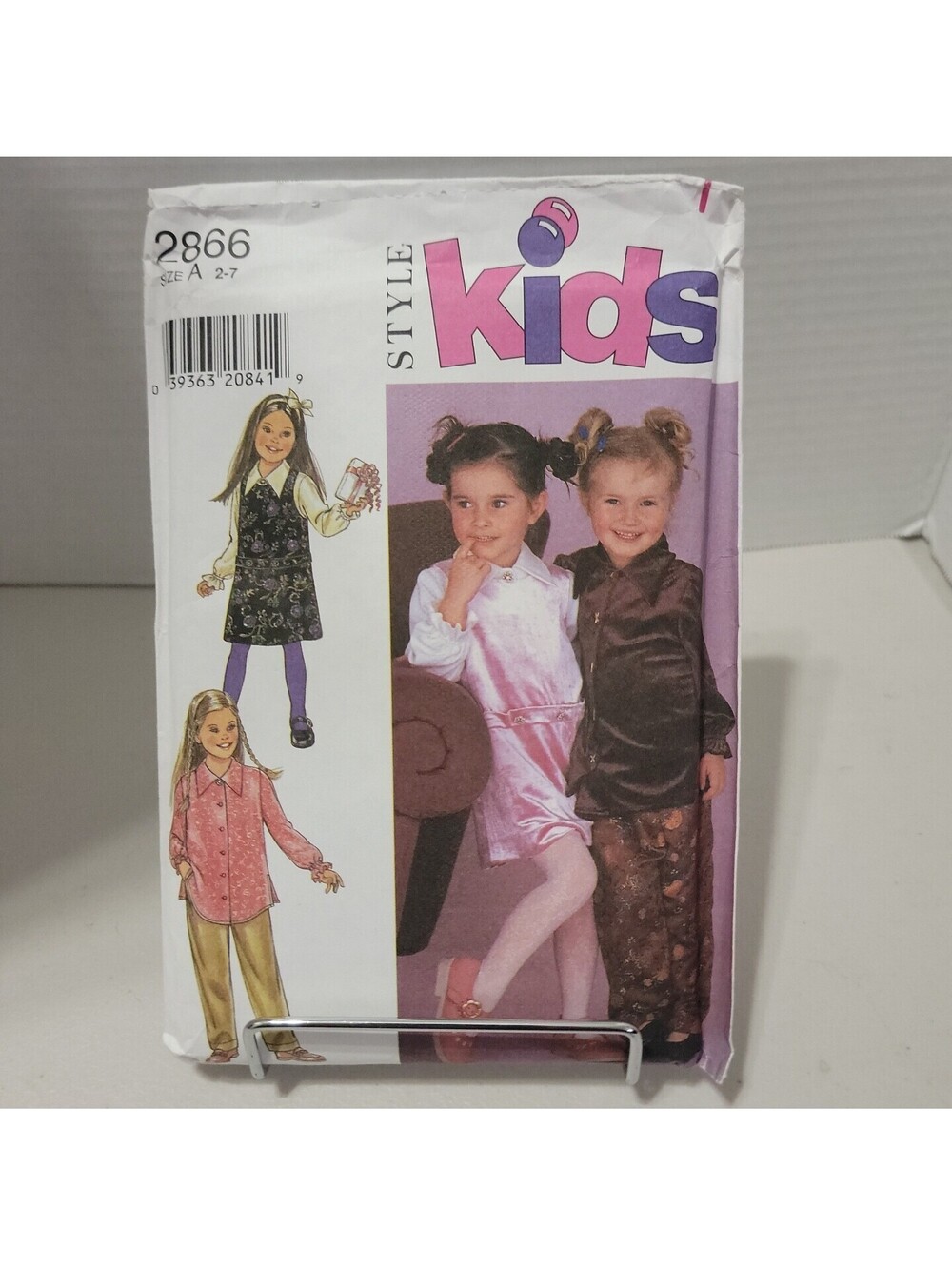 Simplicity Vintage Sewing Pattern 2866 Kids Size A 2-7 Uncut FF